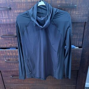 Athleta women's  Black Cowl Neck shirt